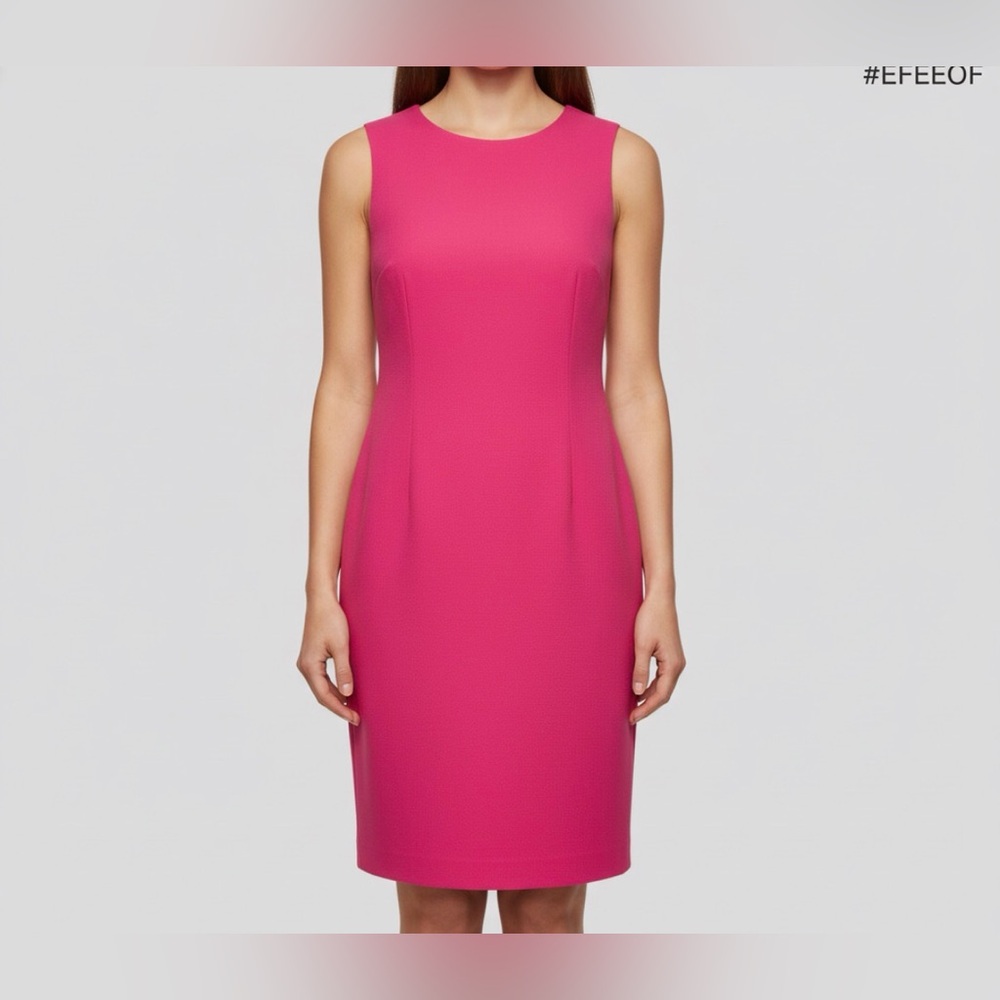 Jones Studio Vibrant Pink Mini Dress